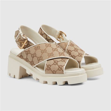 gucci sole gg 0069 s|Women's GG lug sole sandal .